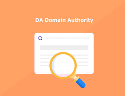 Imagem ilustrativa de uma lupa em cima do texto domain authority